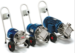 Impellerpumpe MENC40, 10.320 l/h, 400V, samt Wagen, Komplettmodell